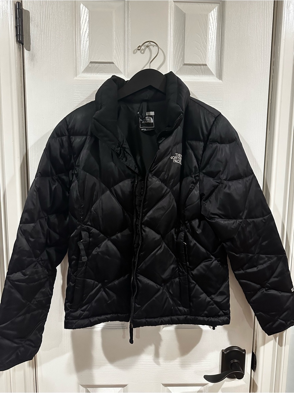 The North Face Black Quilted Puffer Jacket size small